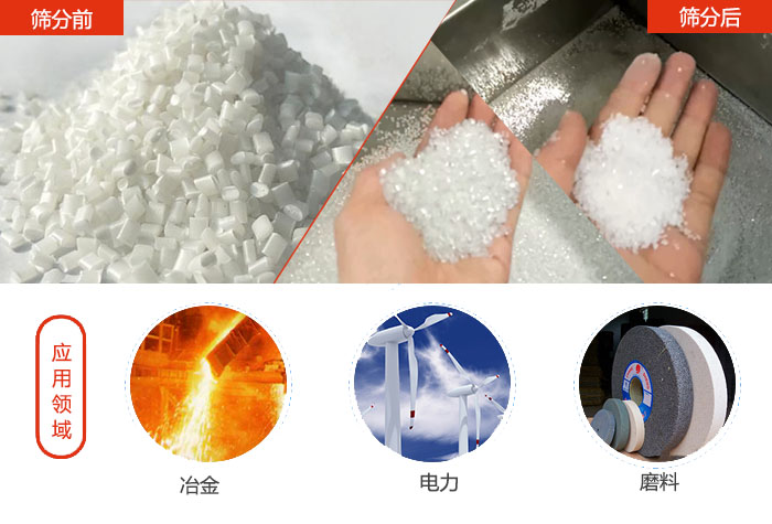 多用于：冶金行业，磨料陶瓷行业，行业等